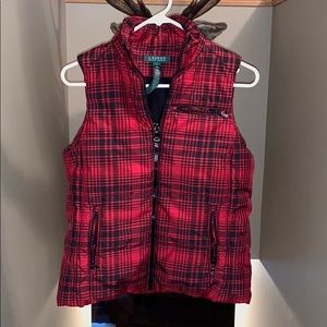 Ralph Lauren plaid vest
